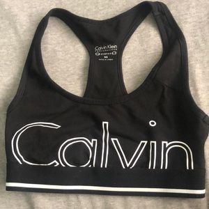 calvin klein sports bra